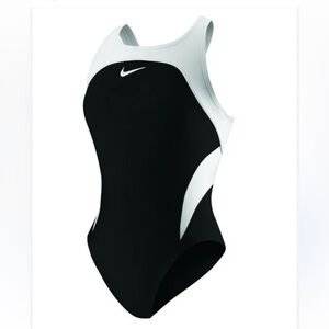 Nike Victory Color Block Power Back Tank One Piece Swimsuit Women's Size 36 (10)